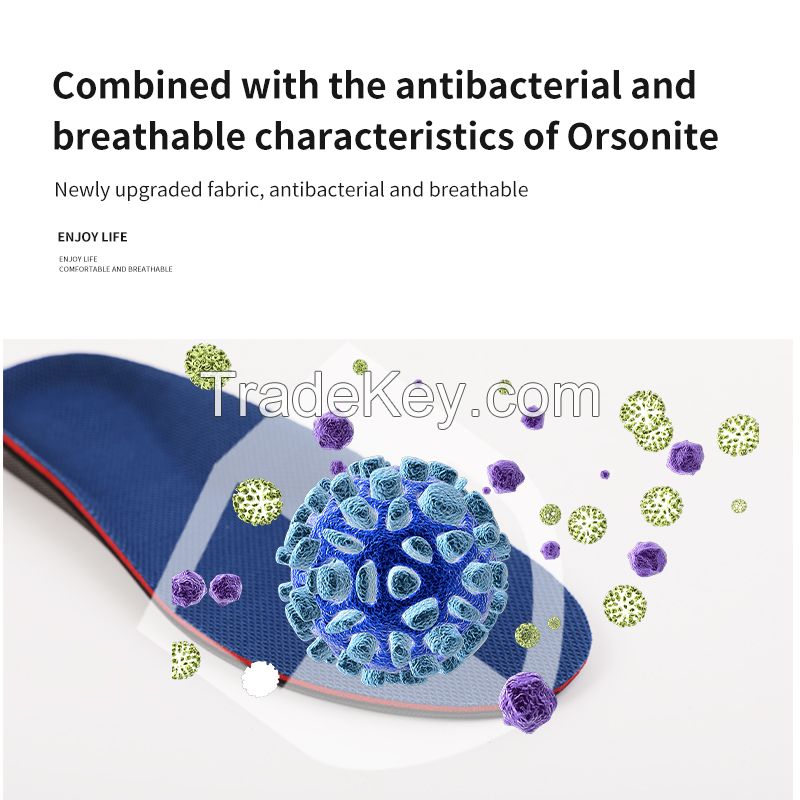 PU + Orsonite antibacterial breathable insole (support customization)