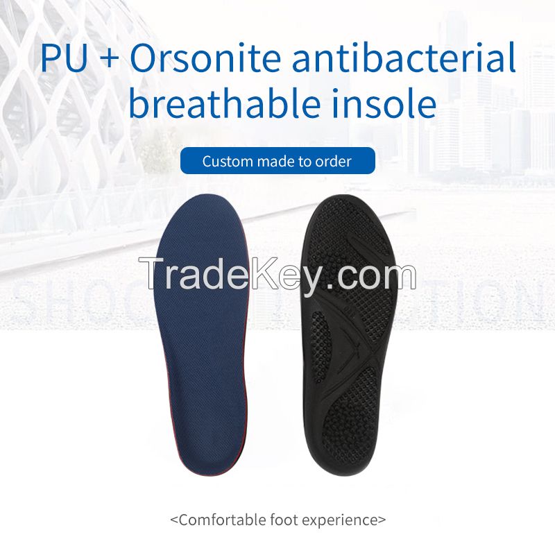 PU + Orsonite antibacterial breathable insole (support customization)
