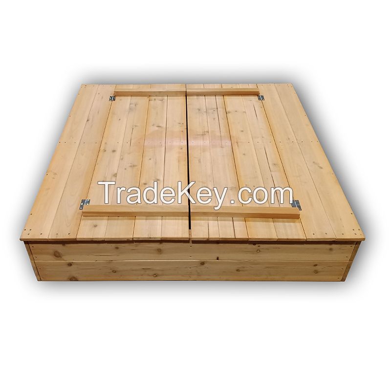 Kindergarten Outdoor Solid Wood Children's Sandbox Courtyard Home Dredging Pit Fence Large Sand Table Play Sand Equipmen