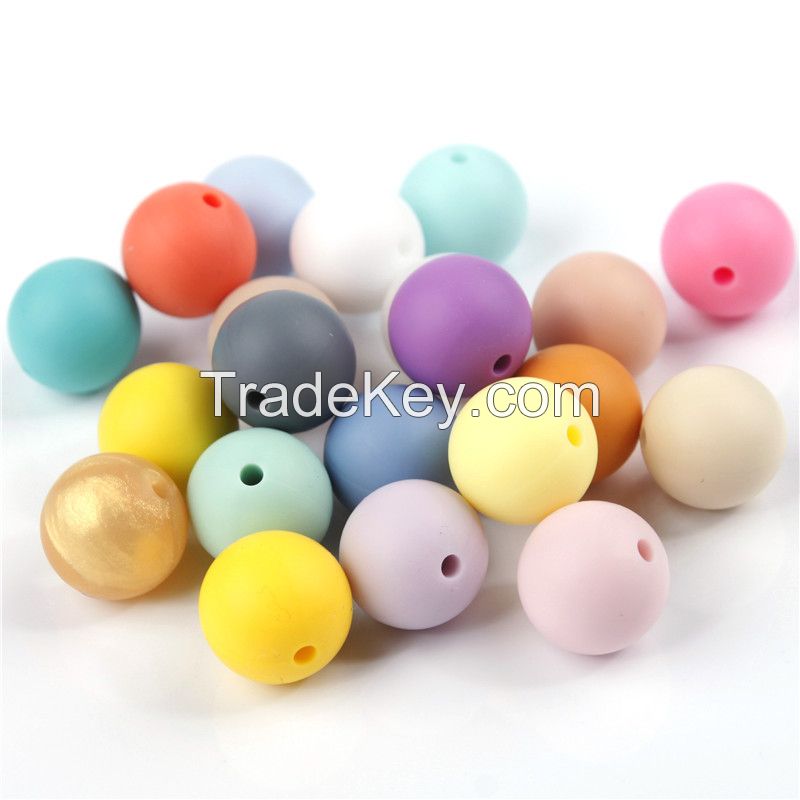 Wholesale silicone baby teether beads