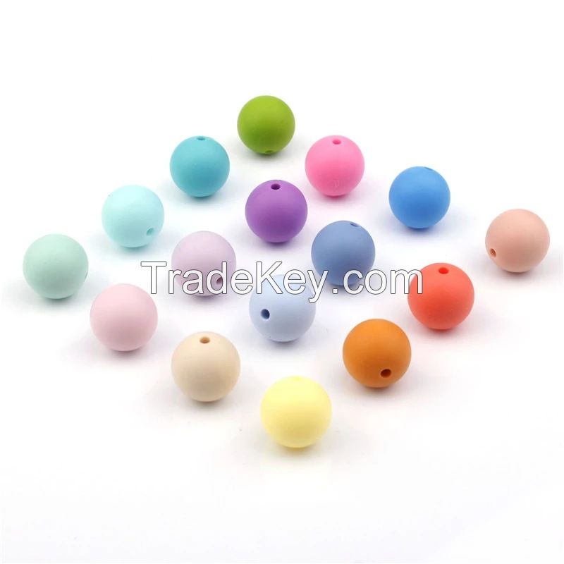 Wholesale silicone baby teether beads
