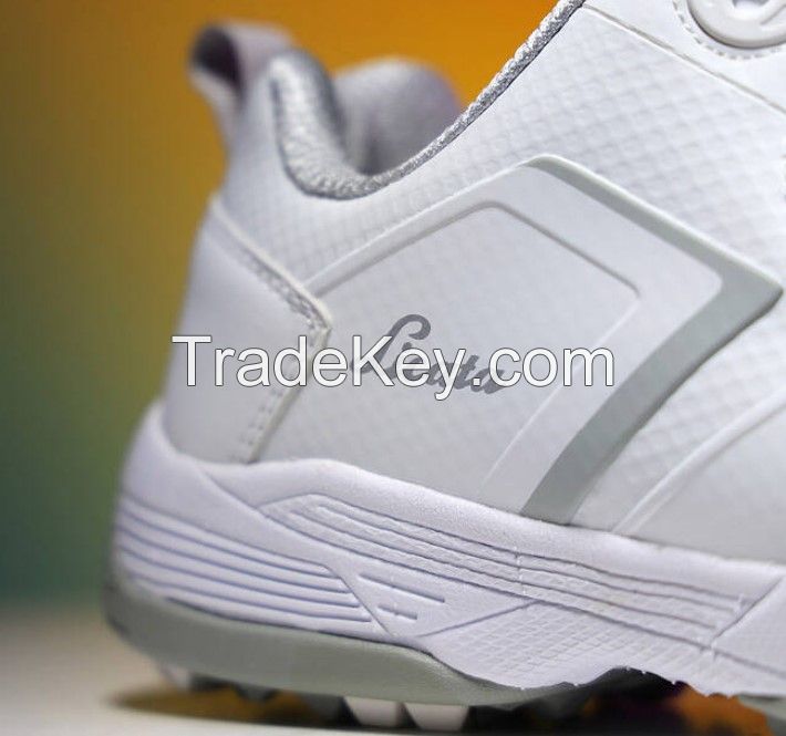 Licata) Tempesta One Dial Golf Shoes For Men (Color: White + Grey, Size: 280 mm) 
