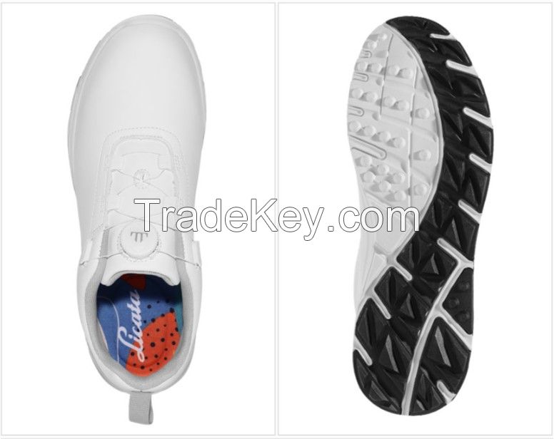 Licata) New Alphonix Golf Shoes C27102 (Color: White, Size: 260 / 265)