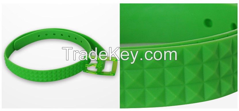 Licata) Light SL Silicon Golf Belt (A-type, Light Green)  