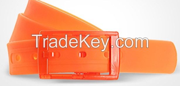 Licata) Light Sl Silicon Golf Belt (b-type, Orange)  