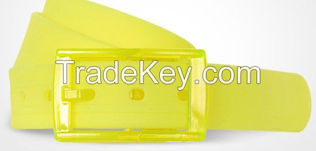 Licata) Light Sl Silicon Golf Belt (b-type, Yellow)  