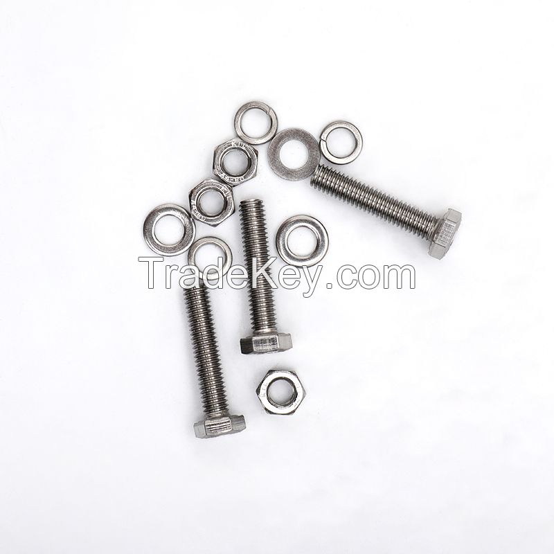 304 stainless steel screws are resistant to acid and alkali corrosion, widely used in construction, machinery and other industries (products can be customized, please contact custome
