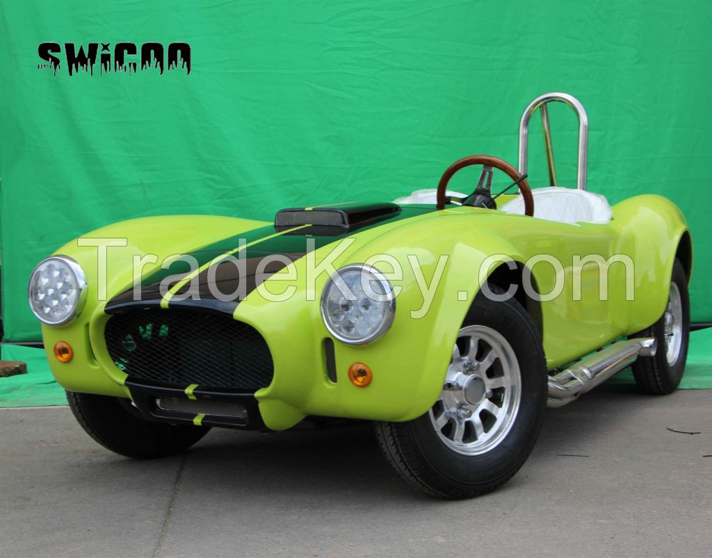 Hot sale 150cc gasoline mini cobra golf cart go kart classic car for kids adult