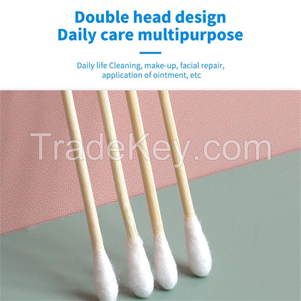 Bamboo cotton swab stick size can be communicated can mailbox communication