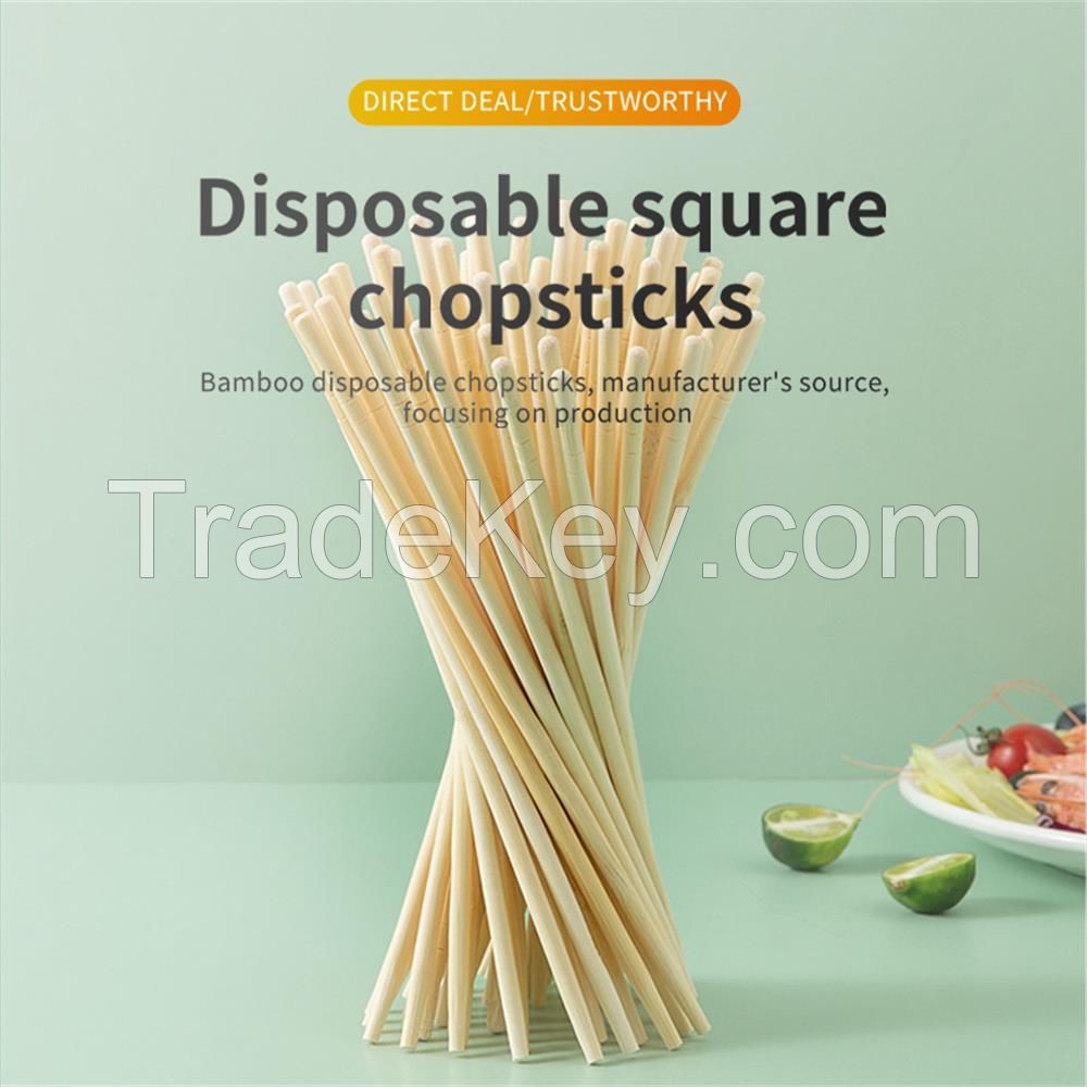 Square chopsticks are good and sturdy with good quality and size can be communicated with mailbox communication