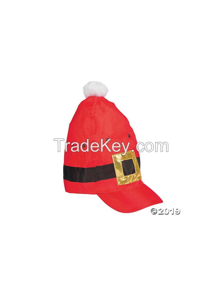 Novelty Santa Hat Baseball Cap - Purplebox