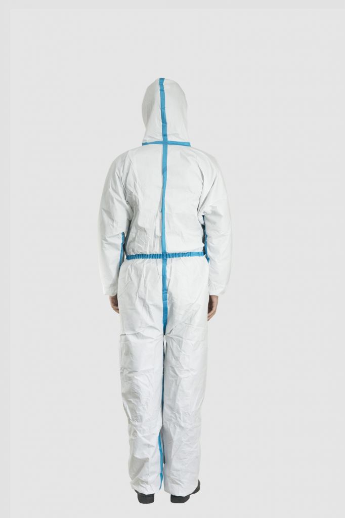 2023 New Arrival Safety Coverall White Jumpsuit Protective Suit For Workwear