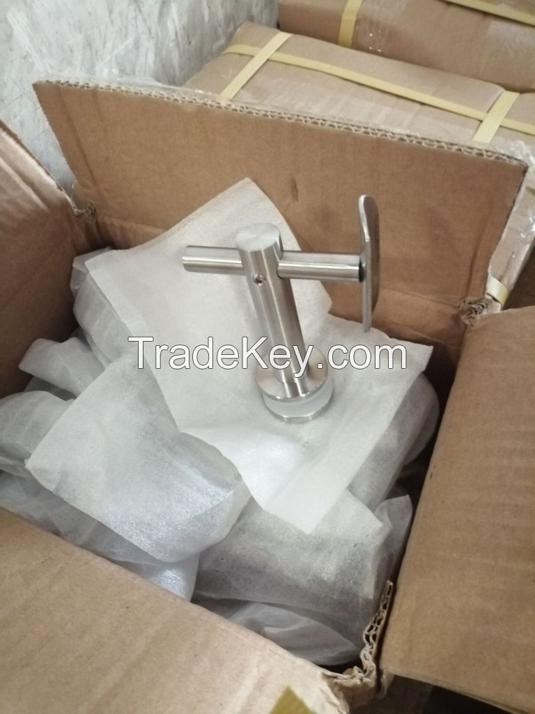 glass clamp, handrail bracket, shower hinge, glass spigot, door handle