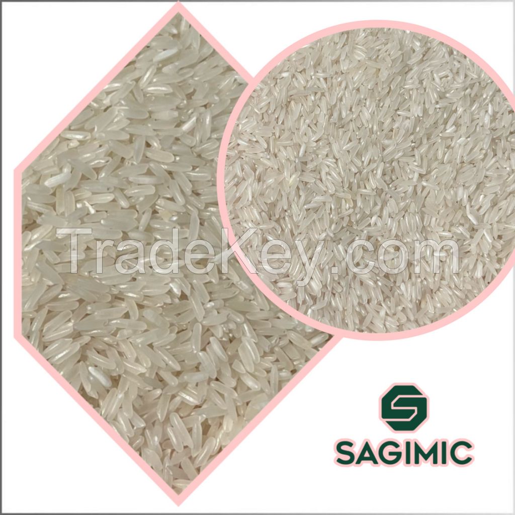 Long-grain white Jasmine 5% broken  from Vietnam with hot price and high quality bulk quatity customized packaging