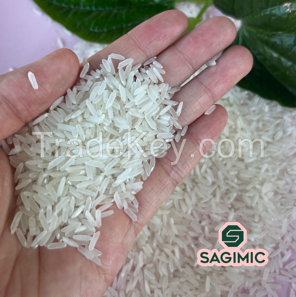 Aromatic white long-grain JASMINE 5% broken from Vietnam for many markets especially Asian, EU, African market