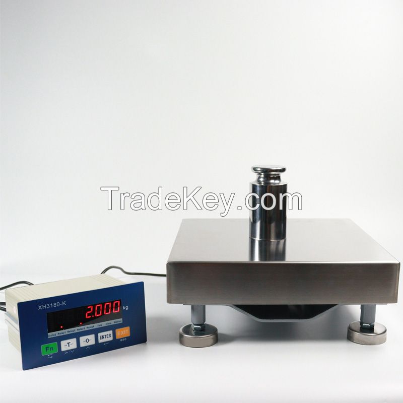 RS485 Flat Control Scale Weight Controller Industrial digital platform weight scale continuous remote weight monitoring