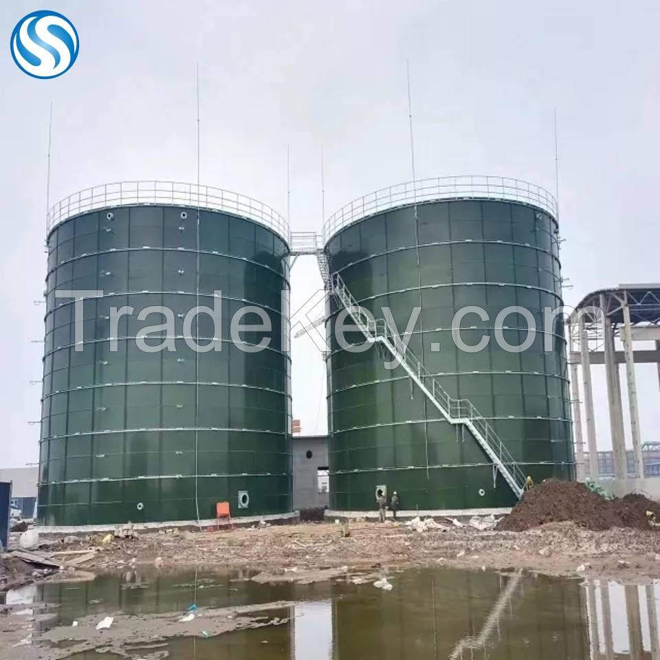 Bolted Steel Tanks GFS tank with FRP Roof