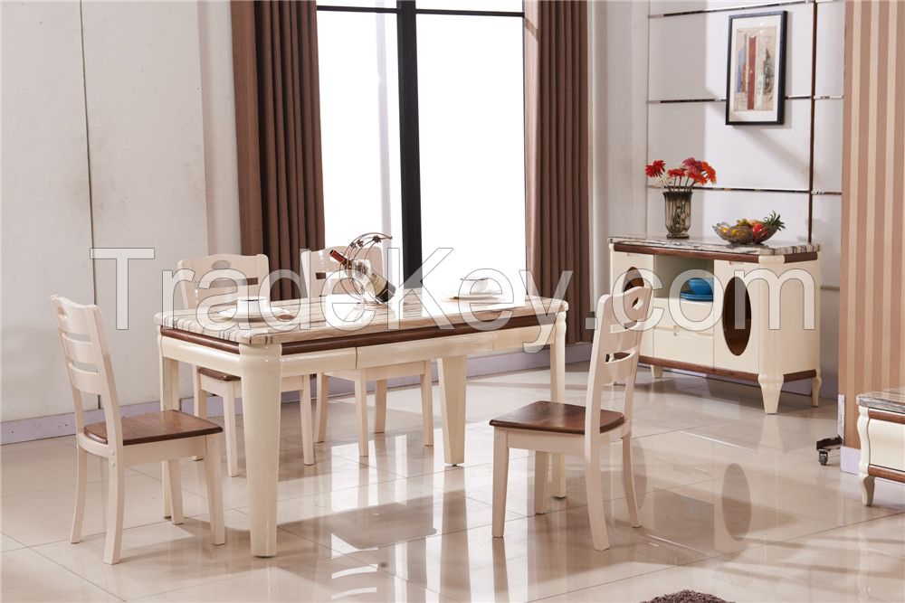 Living room furniture glass dining table