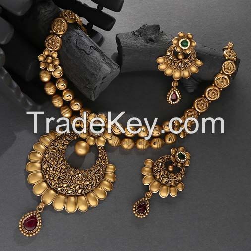 Kundan Imitation Necklace set for Women