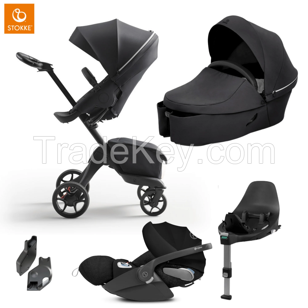 LUXURY CARRIAGE HIGH 3 IN 1 BABY STROLLER PORTABLE PUSHCHAIR EUROPEAN DESIGN COMFORT FOR NEWBORN