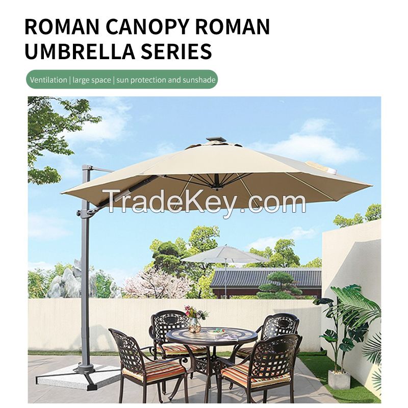 Minghao Metal-New Outdoor Roman Umbrella Sunshade Roman Canopy Roman Umbrella Series/Contact customer service before placing an order