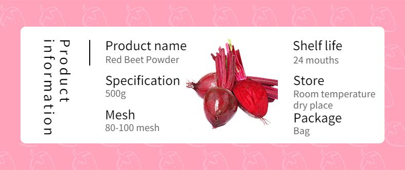 Red beet powder