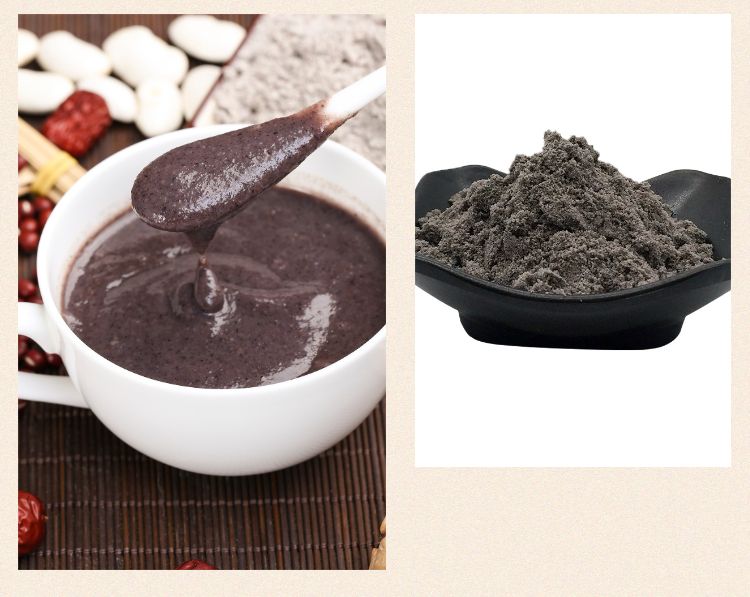 Black bean powder