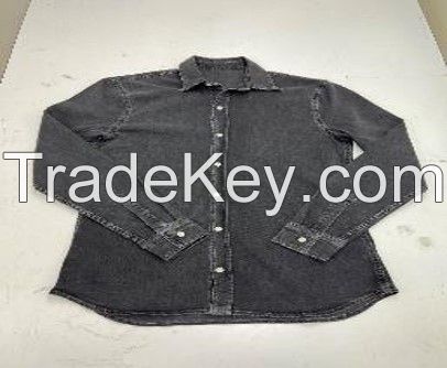 Leftover denim shirts