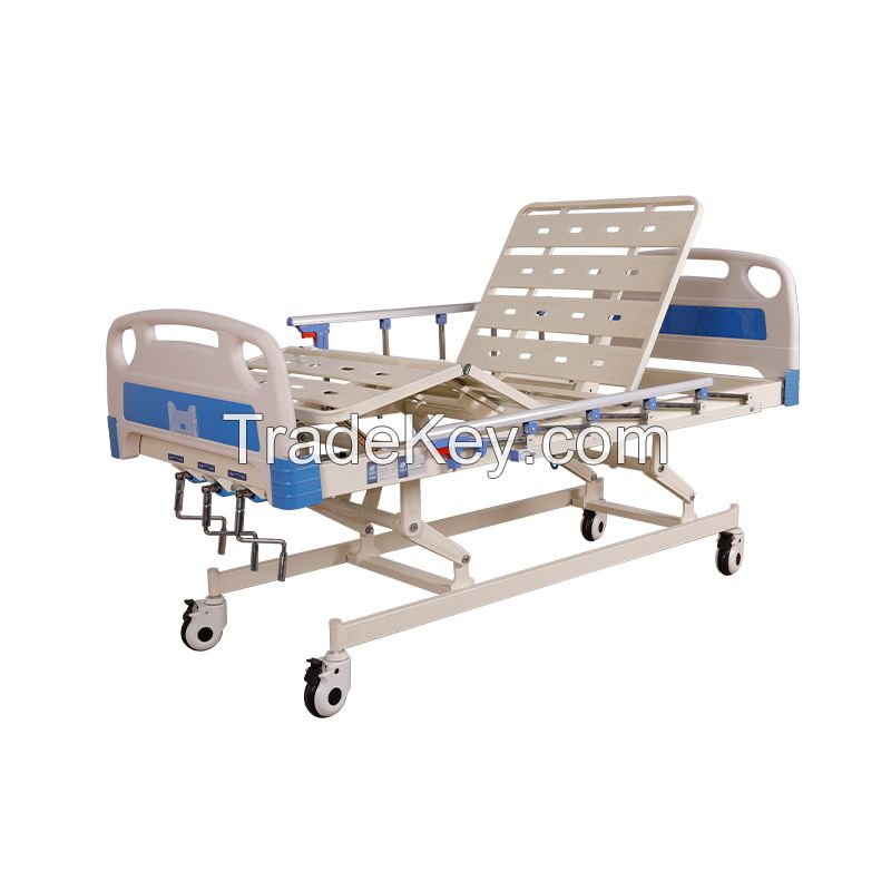 Factory made 3 crank hospital bed comfortable hospital bed for sale