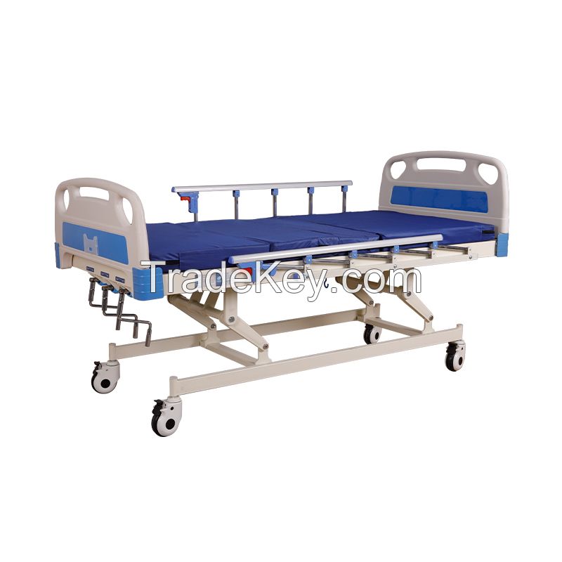 Factory made 3 crank hospital bed comfortable hospital bed for sale