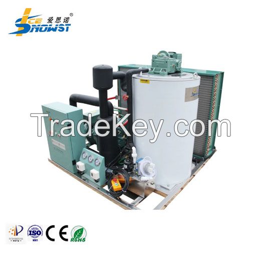 Energy Saving 3ton Freshwater Flake Ice Machine Marine Flake Ice Machine