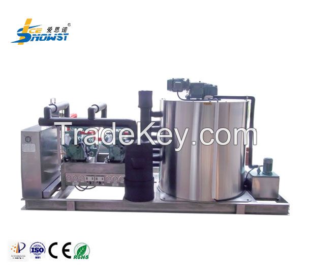 380V 15ton Sea Water Flake Ice Machine Commercial For Fishing Vessels