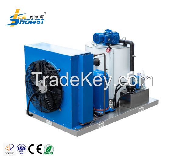 3P Commercial Crushed Freshwater Flake Ice Machine For Supermarket