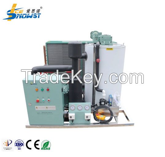 Energy Saving 3ton Freshwater Flake Ice Machine Marine Flake Ice Machine