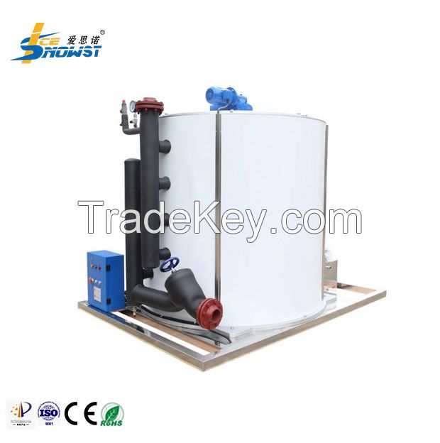 ODM 25ton Flake Ice Evaporator Industrial Ice Maker Machine