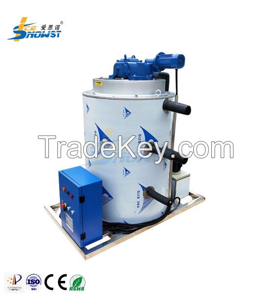 Custom Carbon Steel 5 Ton Ice Flaker Machine Evaporator Plant
