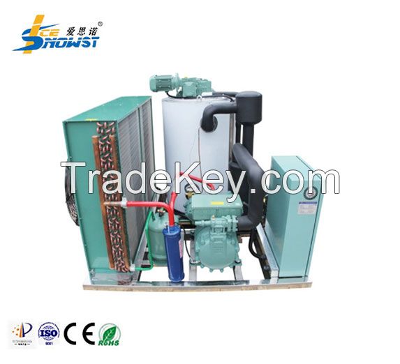 High Efficiency Automatic Commercial 3T Flake Ice Machine Ice Maker for Slaughtering Processing