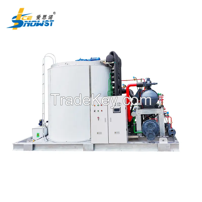 ICESNOW 40TON/DAY FLAKE ICE MAKER INDUSTRIAL FOR HYDROPOWER STATIONS