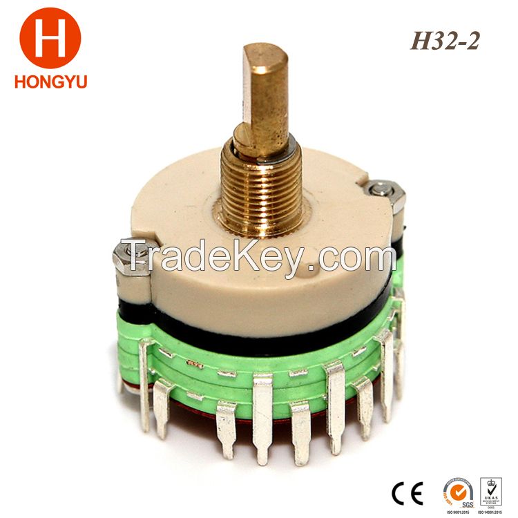 32mm Rotary Switch Digital Code Changeover Precision Range Switch