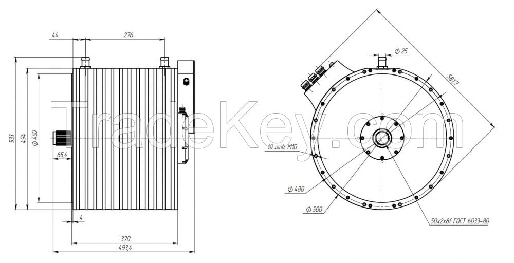 Electric motor RUBRUKS HVM-PM1-240