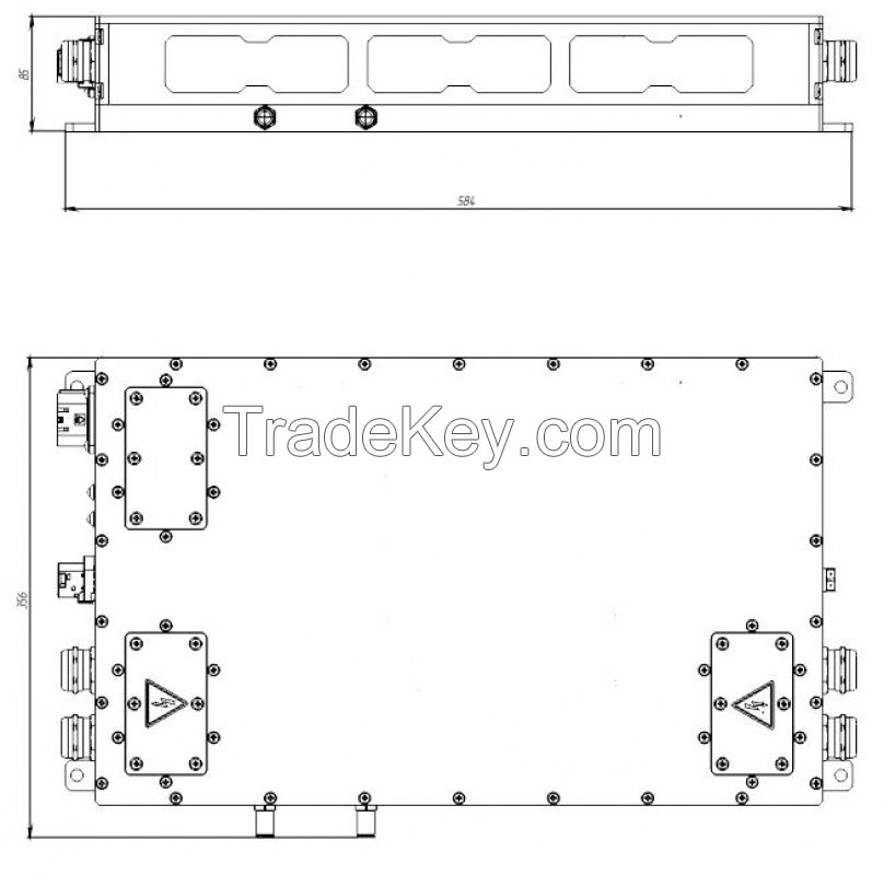 Voltage converter two-channel DC-DC RUBRUKS VCGI-600-24.12-7