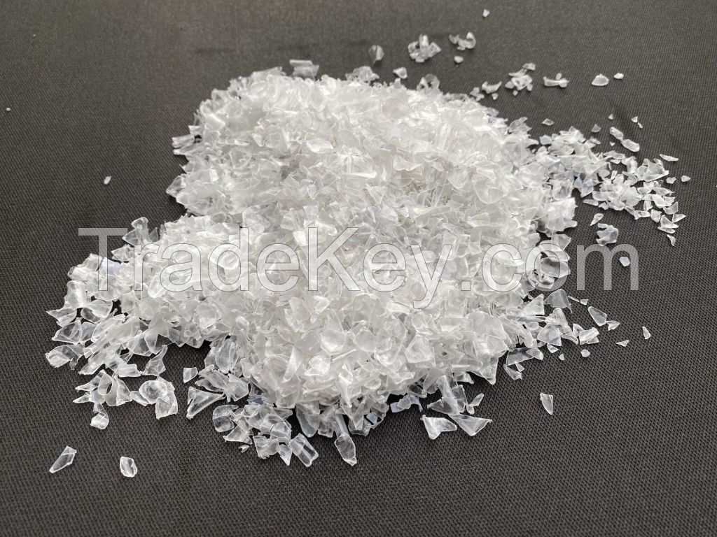 Pet Bottle Flakes Unwashed Clear