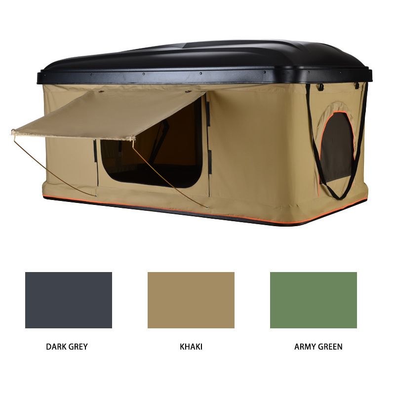 plastic shell rectangle rooftop tent