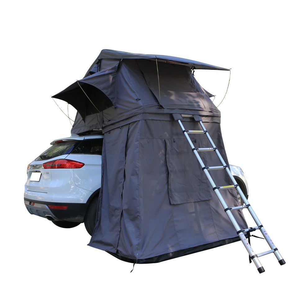 soft shell short style rooftop tent with annexing room