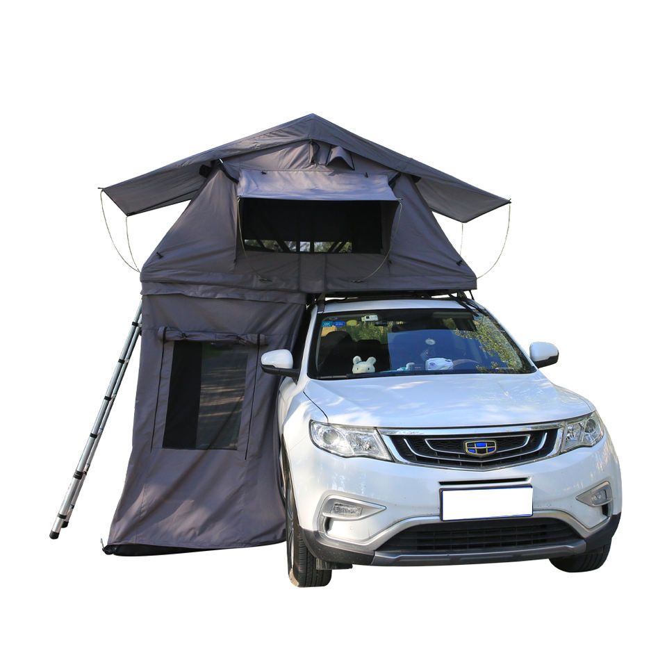 soft shell short style rooftop tent with annexing room