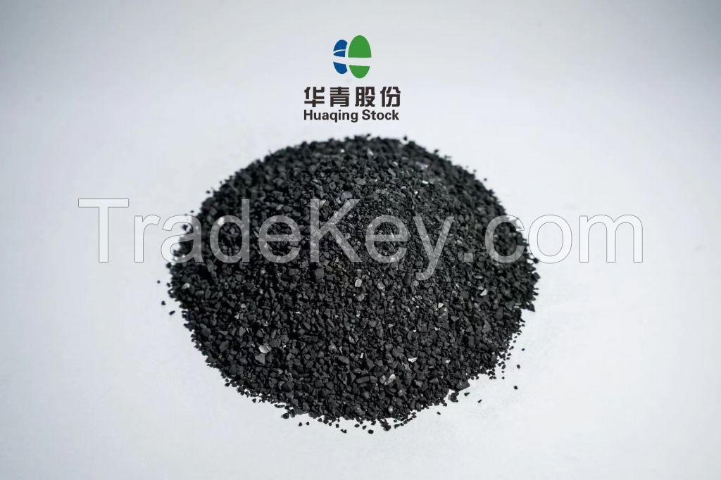 Briquette crushing activated carbon