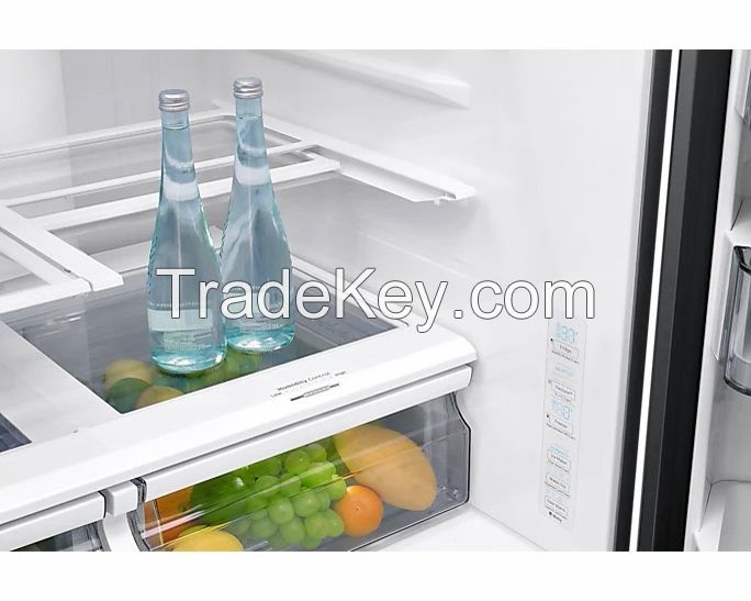 510l, French Door with Auto Water and Ice Dispenser, With Twin Cooling System, RF24R7201SG