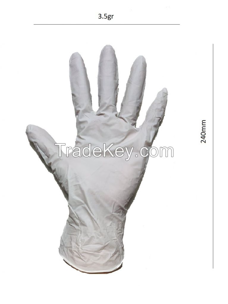 SSG DISPOSABLE ALL-PURPOSED NITRILE GLOVES, 3.5GR BLUE POWDER FREE, MADE IN VIETNAM, GOOD FOR SENSITIVE SKIN