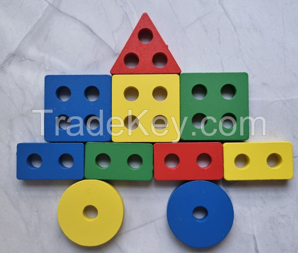 Shape Sorter | Stacker | Lacing Toy