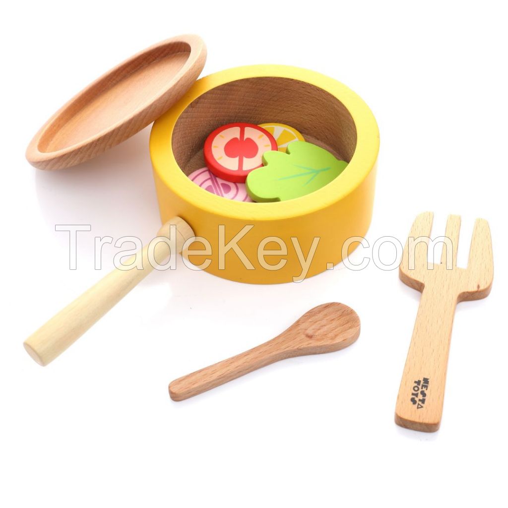 Kitchen Play Set | Beech Wood Cooking Set (9 Pcs)